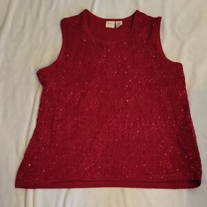 Merona Rich Red Sleeveless Top